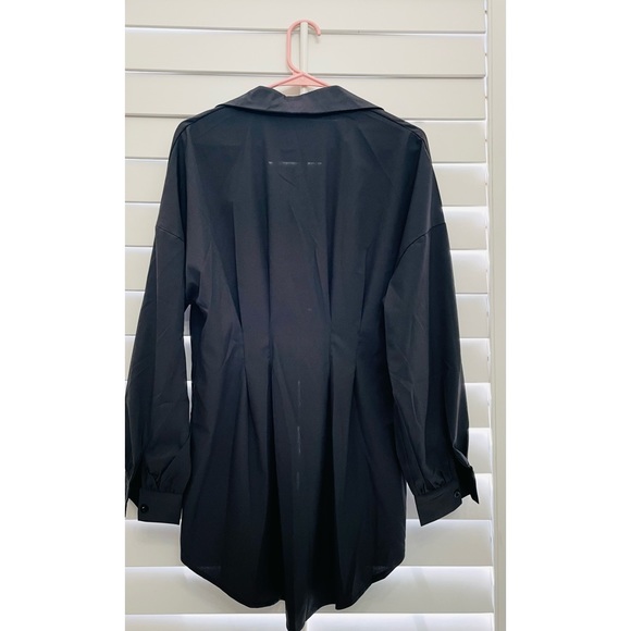 Black Button Up Blouse - Picture 2 of 2